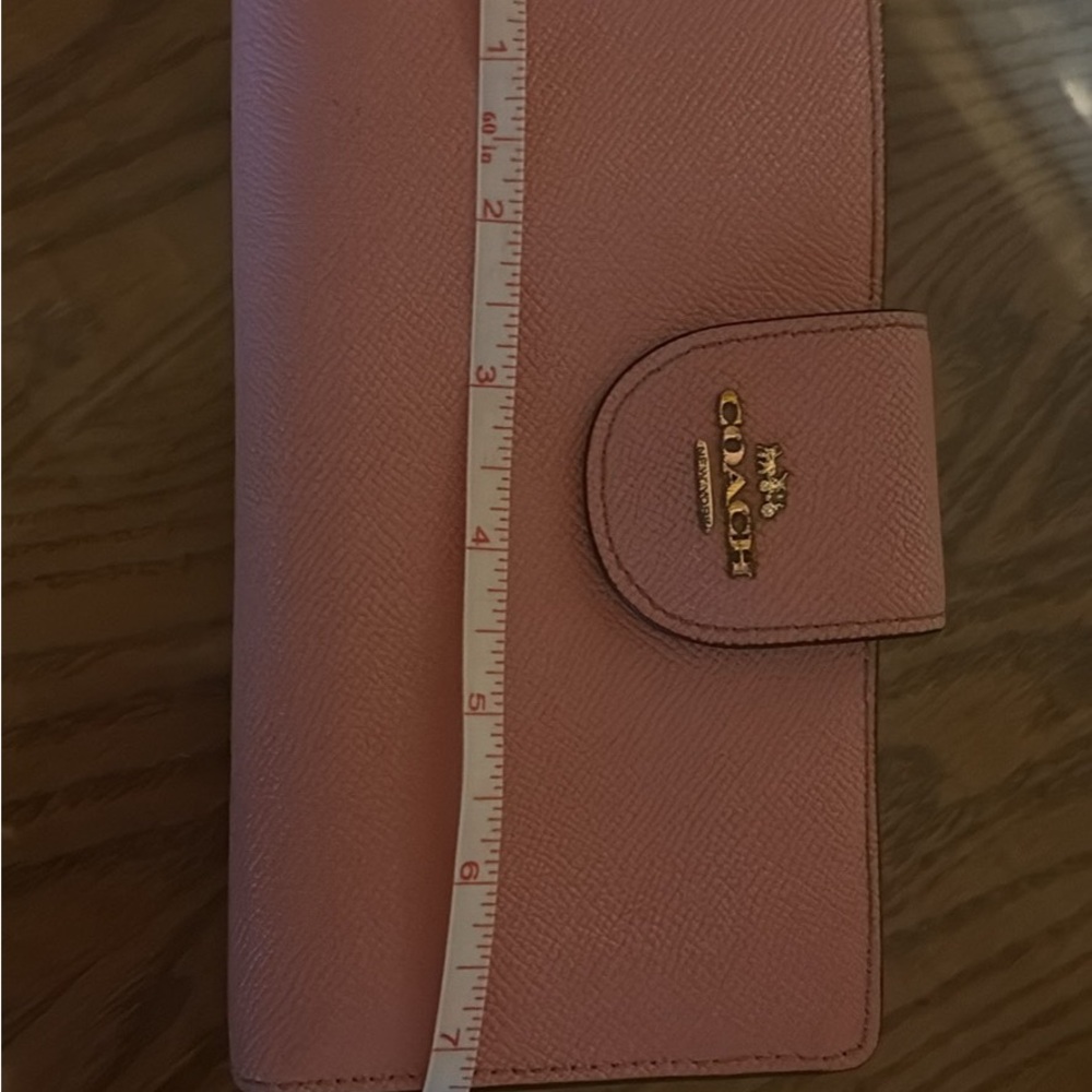 Coach Blush Pink Leather Wallet
